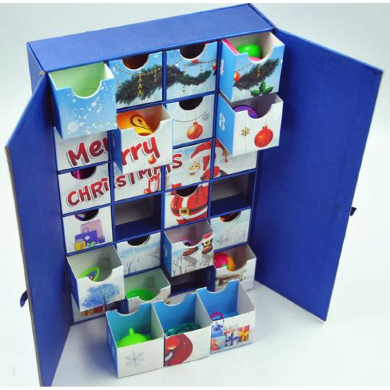 Customized productWholesale custom design empty advent calendar box