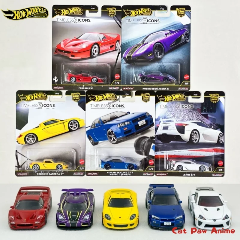

Коллекция автомобилей из сплава Hot Wheels Gold Label — Ferrari Nissan GTR Porsche — классические спортивные автомобили для любителей игрушек и хобби