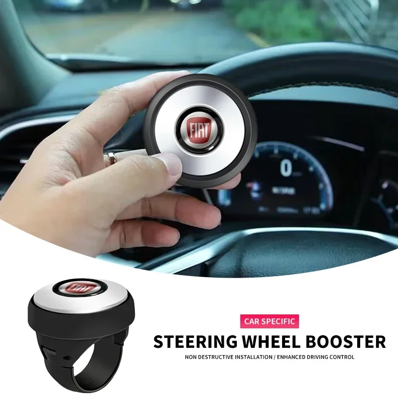 Perilla giratoria para volante de coche, bola de agarre para volante para FIAT Abarth 500 Pulse Panda Tipo Strada 600 500L Mobi