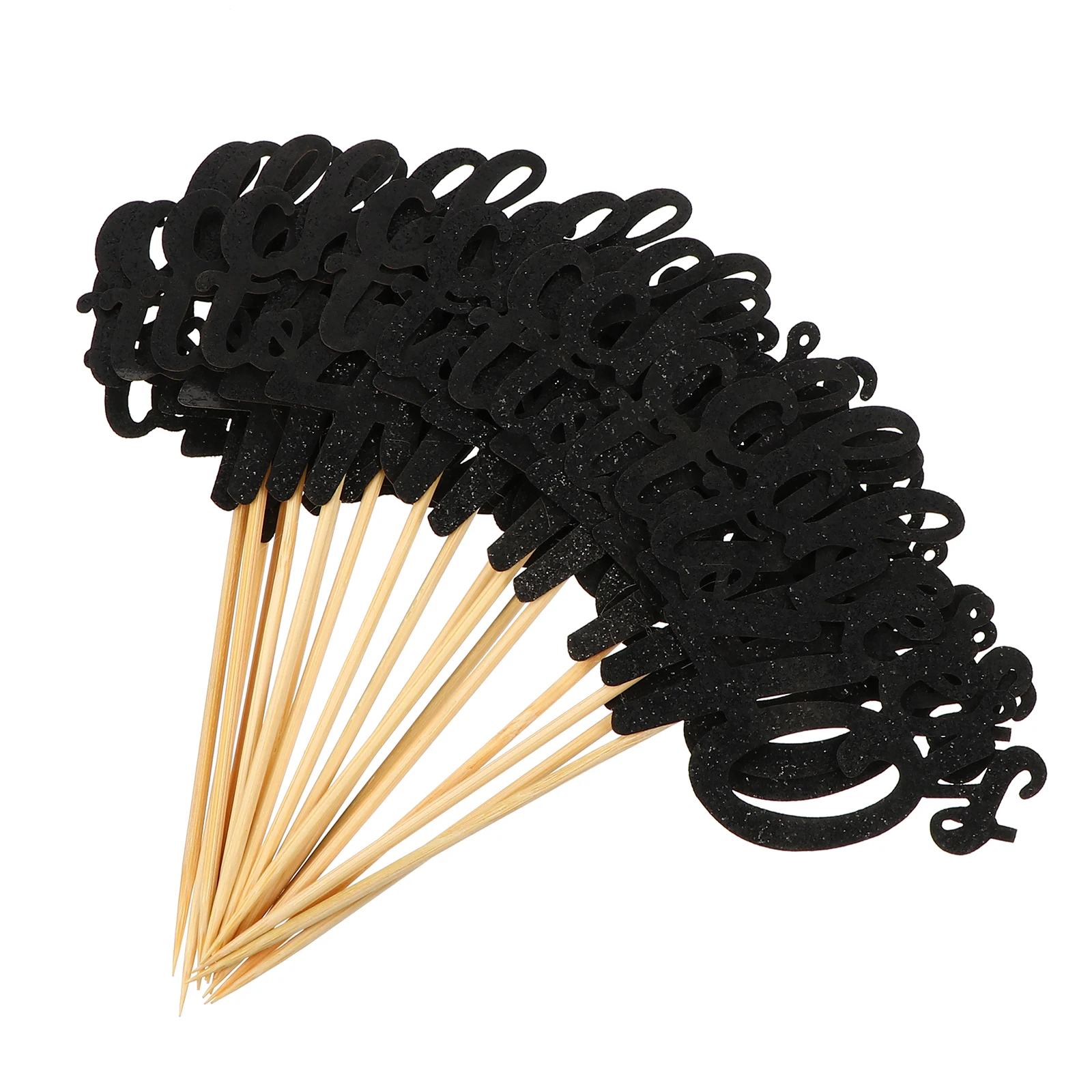 

36pcs Birthday Decorations 40 Years Old Paper Picks Paper Cake Picks Cupcake Toppers Party Supplies Food Decor Creative