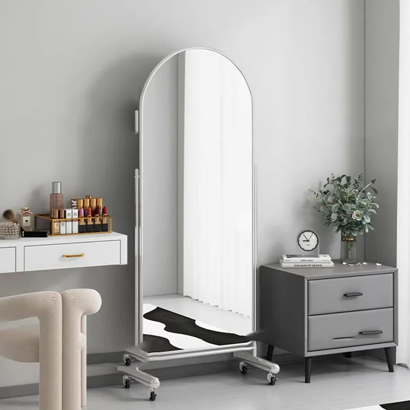 

Long Living Room Mirror Standing Makeup Aesthetic Travel Portable Mirror Bedroom Modern Spiegel Wand Living Room Decorations