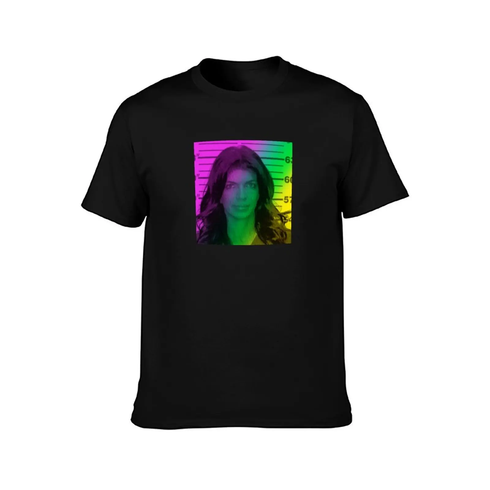 Teresas Rainbow Mugshot - Real Housewives of New Jersey funny stuf T-Shirt Summer Casual Loose T-Shirt