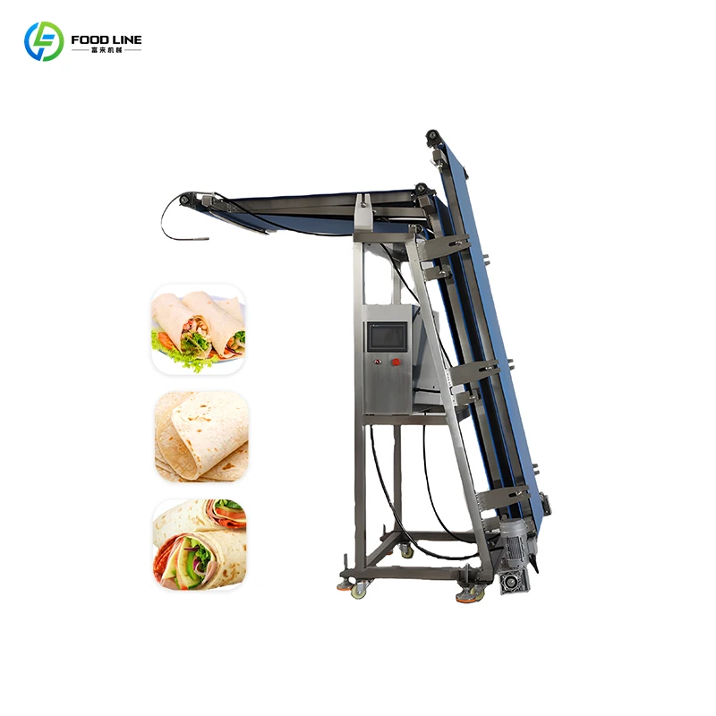 Customized Space Saving Nested Burrito And Taco Rolling Making Machine Commercial Compact Tortilla Wrap Forming Equipment