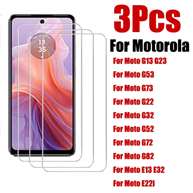 3Pcs Tempered Glass…