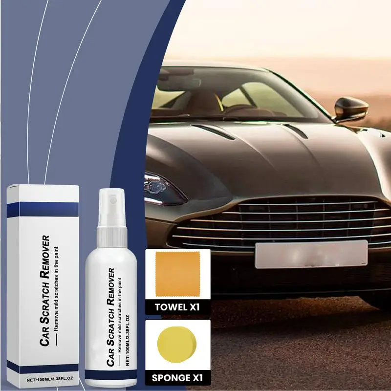 100ml Car Scratch Cleaning Spray Auto Body Polishing Tool Long-Lasting Paint Coating Spray Scratch Remover Paste Car Maintenance