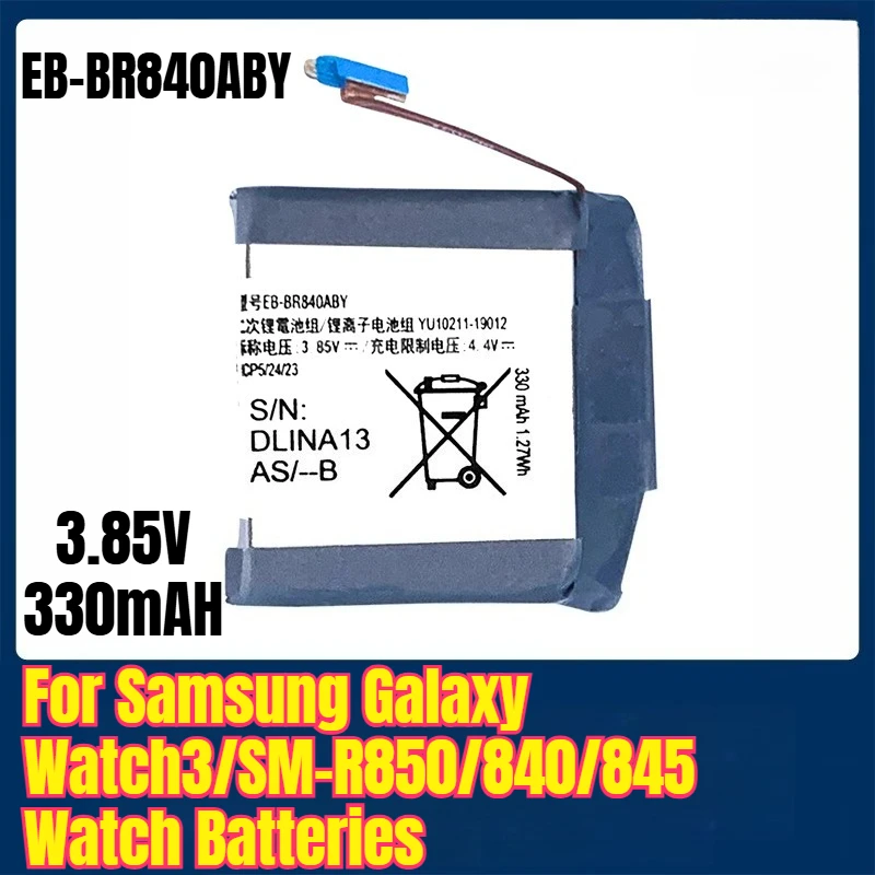 

EB-BR840ABY 3.85V 330mAH for Samsung Galaxy Watch3/SM-R850/840/845 Watch Batteries