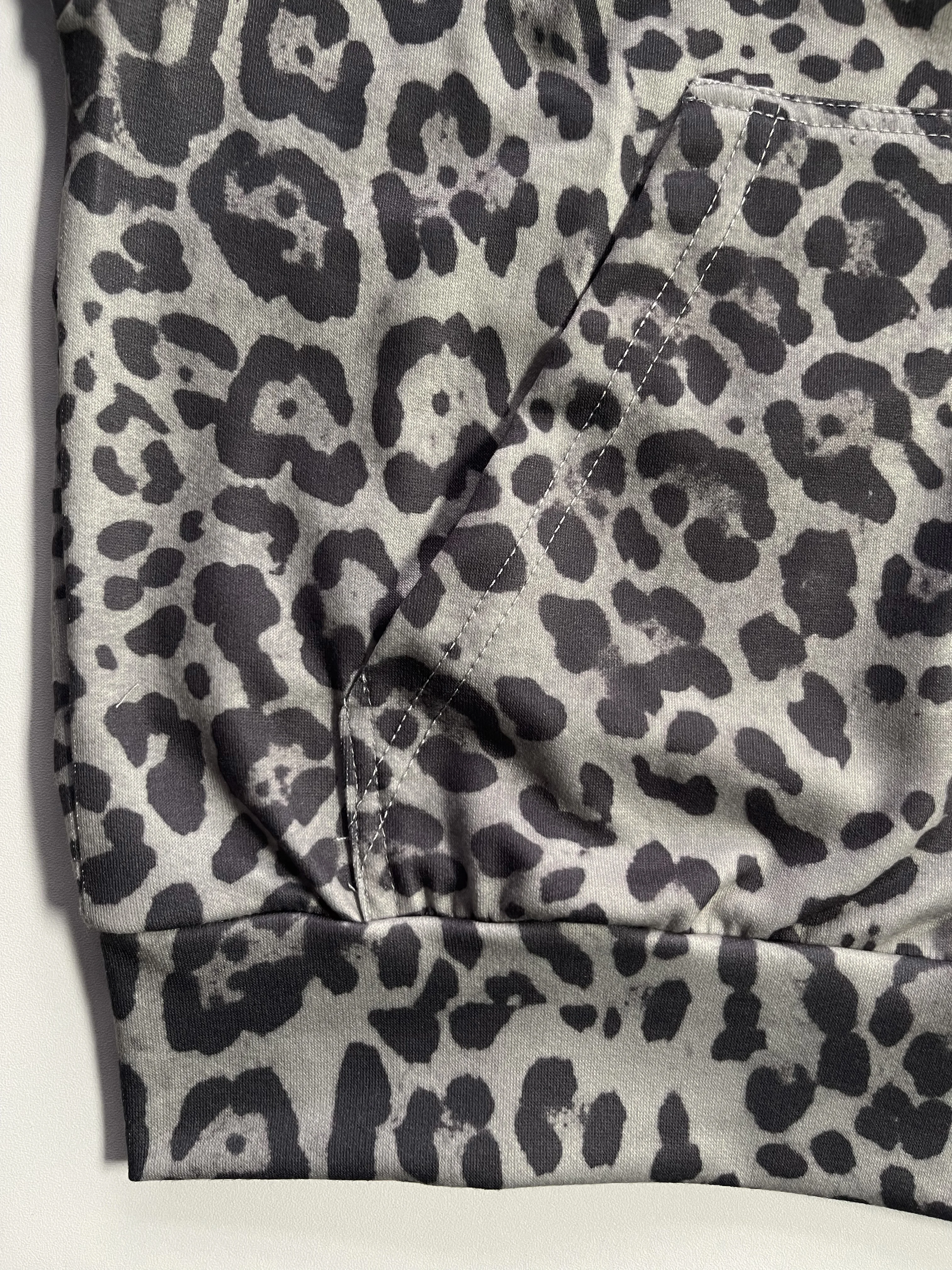 سترة نسائية بسحاب وجيب بطبعة الفهد، ملابس خارجية كاجوال بأكمام طويلة وطبعة الفهد لربيع وخريف #6