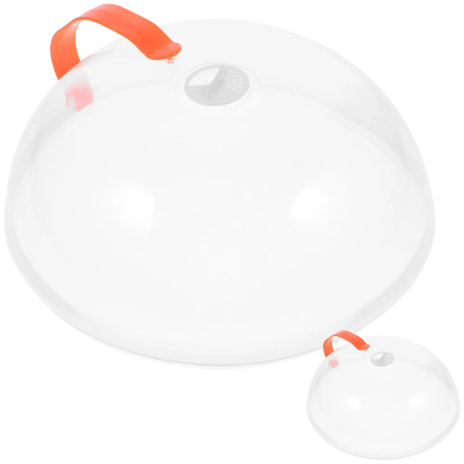 

2Pcs Microwave Splatter Covers Guard Vented Sturdy Plate Lid Speed Up Cooking Microwave Heat Concentrator