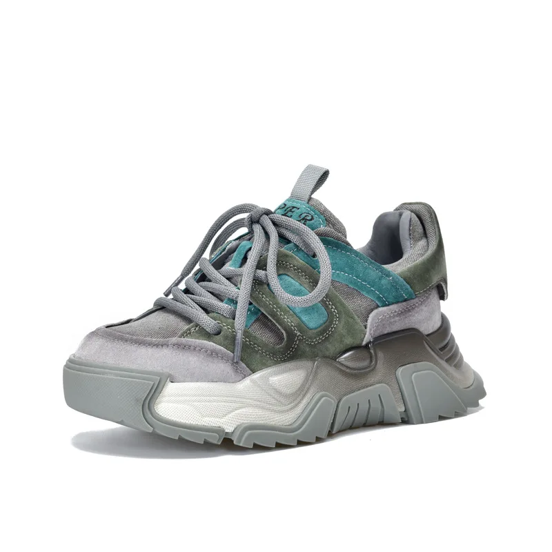 

Женские мокасины 5 см, вулканизированные осенне-весенние массивные кроссовки, удобная обувь, джинсовые лоферы из натуральной кожи, синтетические