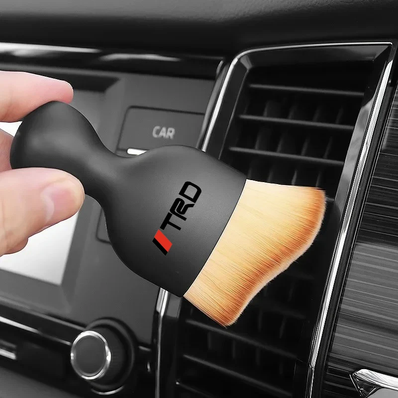 car Air conditioning vent cleaning soft brush with shell cleaning tool For Toyota TRD Corolla Chr Avensis Yaris Camry Racing