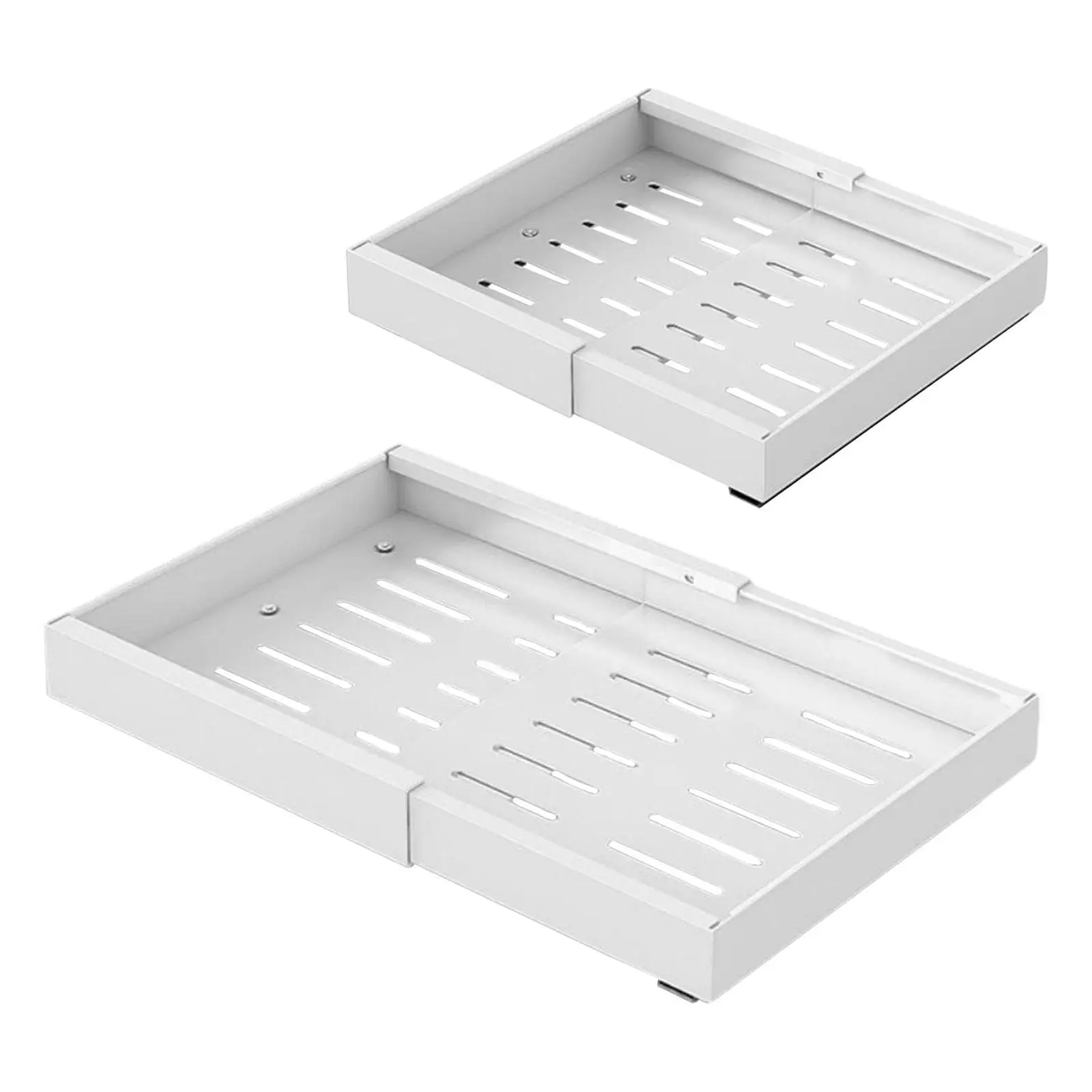 Organizer per armadietto estraibile organizzatore per cassetti espandibile per armadio da cucina in scatola sotto i prodotti per la pulizia