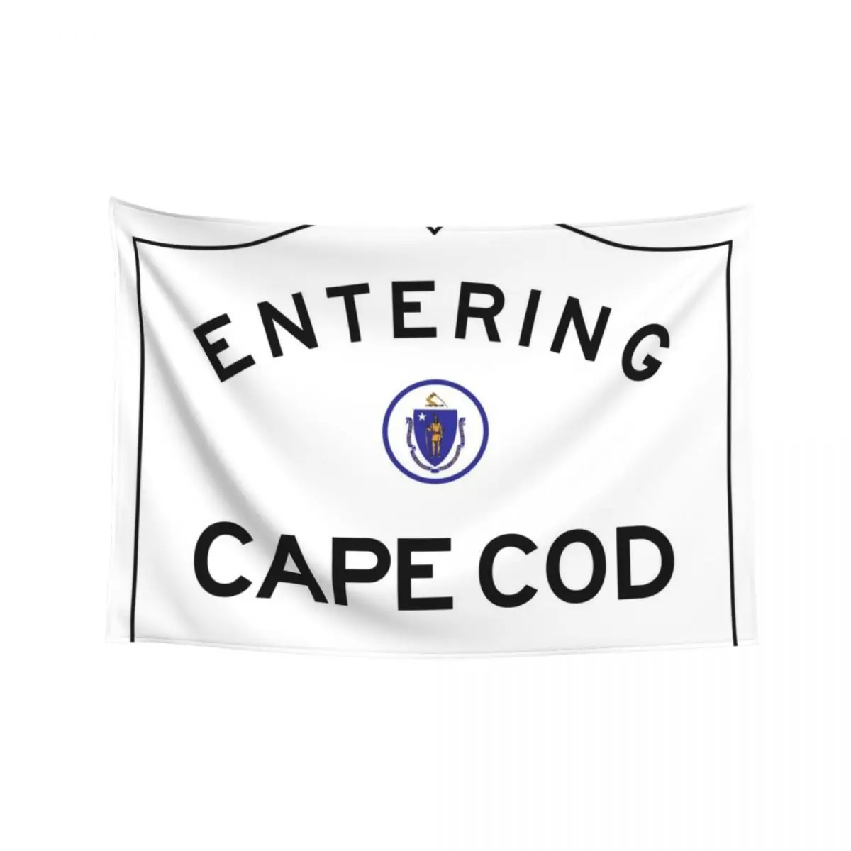 

Entering CAPE COD - Commonwealth of Massachusetts Road Sign Tapestry Decor Home Home Decorations Aesthetics For Room Tapestry