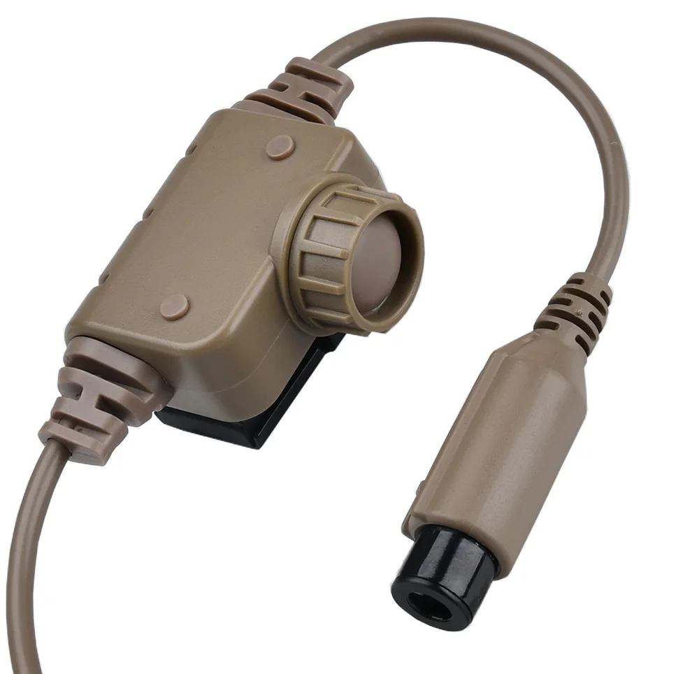 WADSN NEW RAC PTT Militärversion Taktisches Headset WST TAC-SKY Ohrhörer Jagd-Kopfhörer Kenwood 7,0mm Stecker PTT – Detail 3