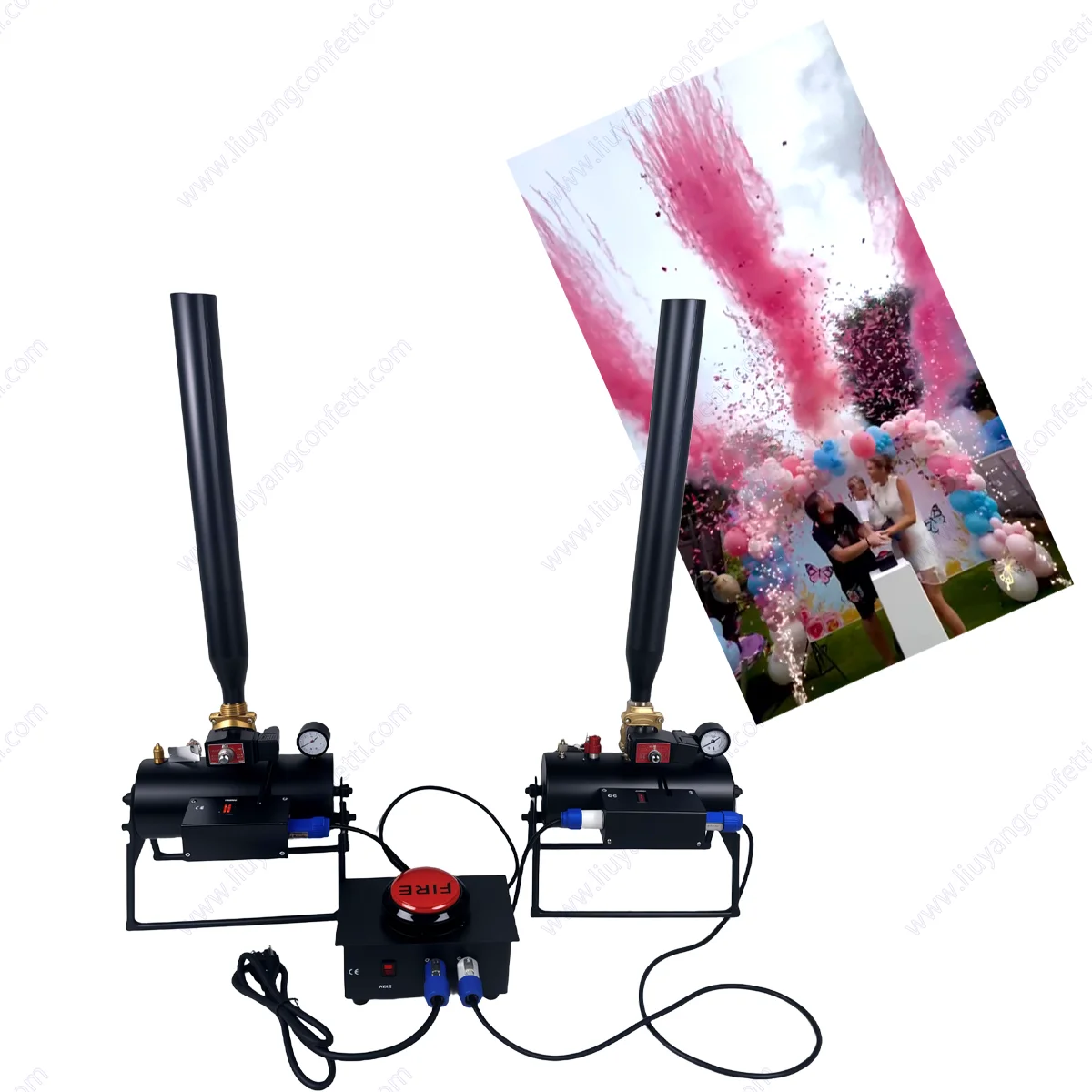 Spezialeffekt Roter Druckknopf – Confetti Cannon Tube Bewertung und Preis
