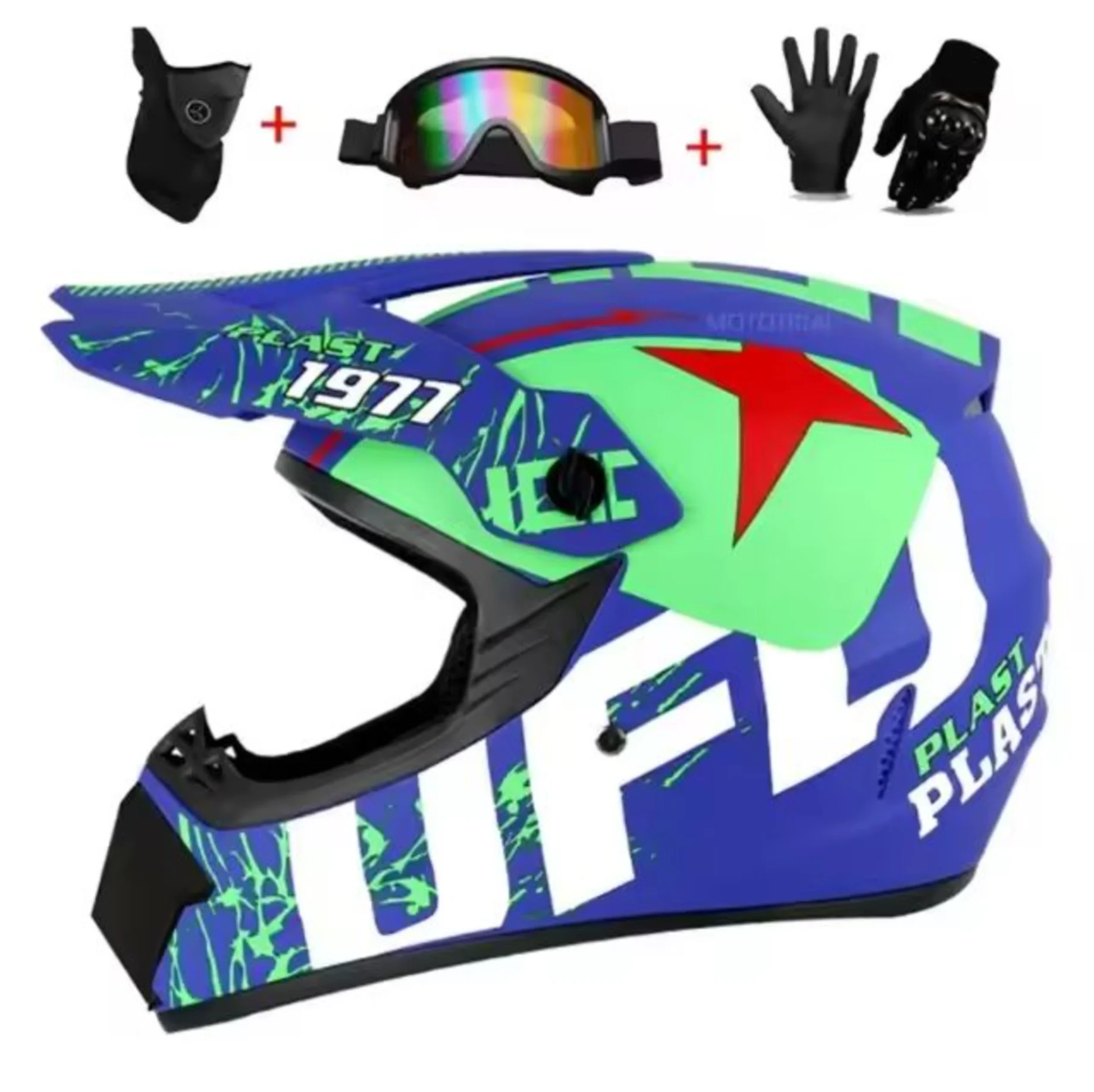 Youth Motorcycle Helmet Childr - Mountain Biking Helmet Kids ulasan dan harga