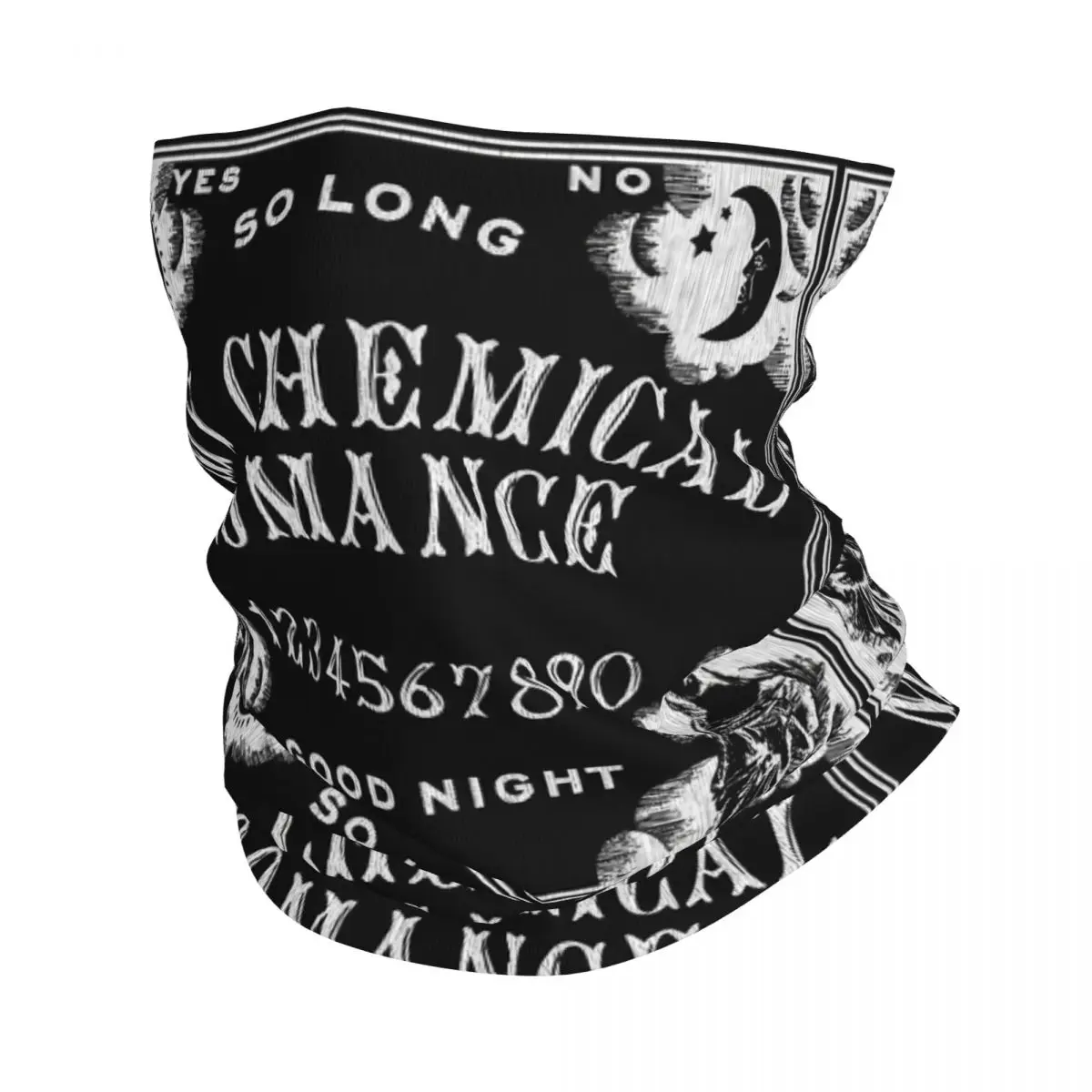 

Mcr Band Punk Rock Bandana Neck Gaiter Printed My Chemical Romance Mask Scarf Multi-use Headband Riding for Men Women Adult