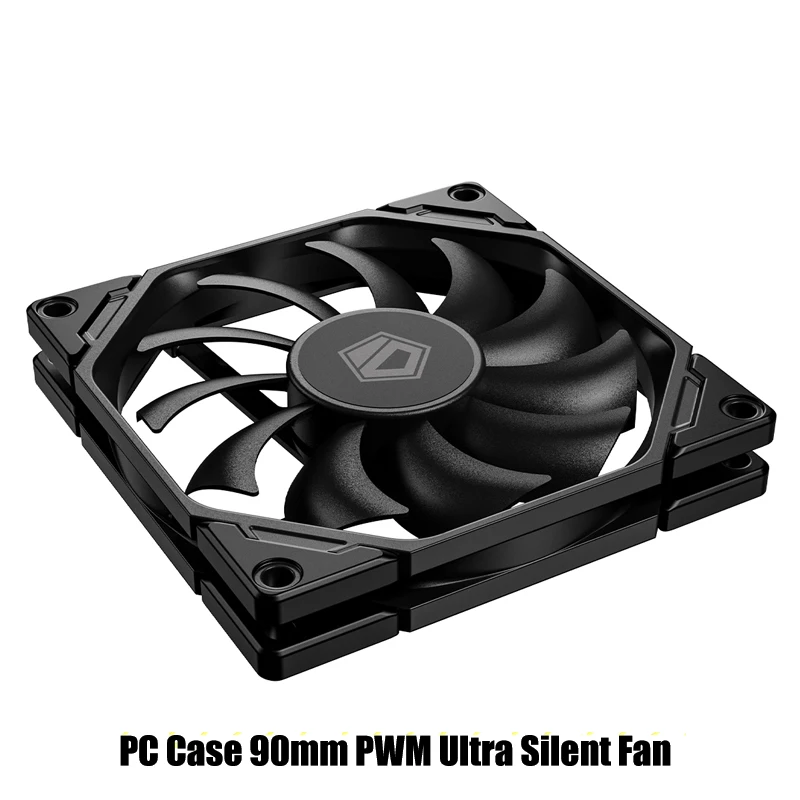 Computer 8010 9215 8cm/9cm Thin Fan Small 4-Pin PWM Smart Temperature Control 80x80x10mm/90*90*15mm Chassis Cooling Fan image 6