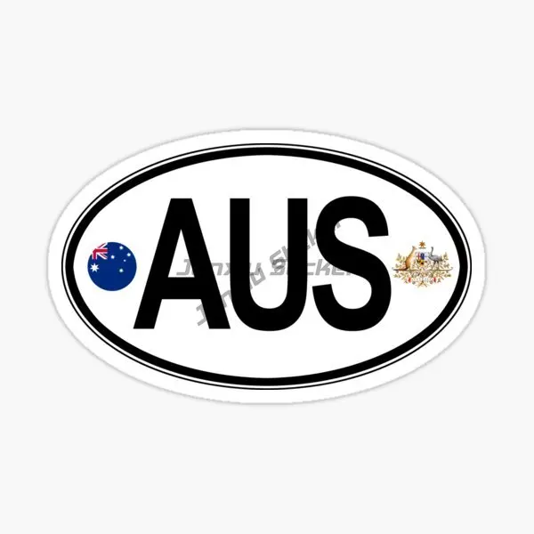 Creative AUS Australia Flag Map Emblem Kangaroo PVC Sticker for Decorate Fridge Wall Car Van Bicycle Window Decal Accessories