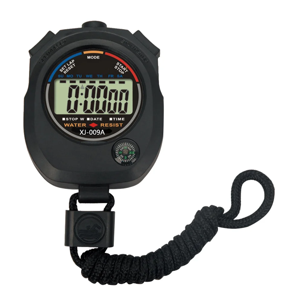 

1pc Stopwatch Timer Professional Sports Electronic Multi-Function Outdoor Waterproof Lightweight Split Time Measurement Million
