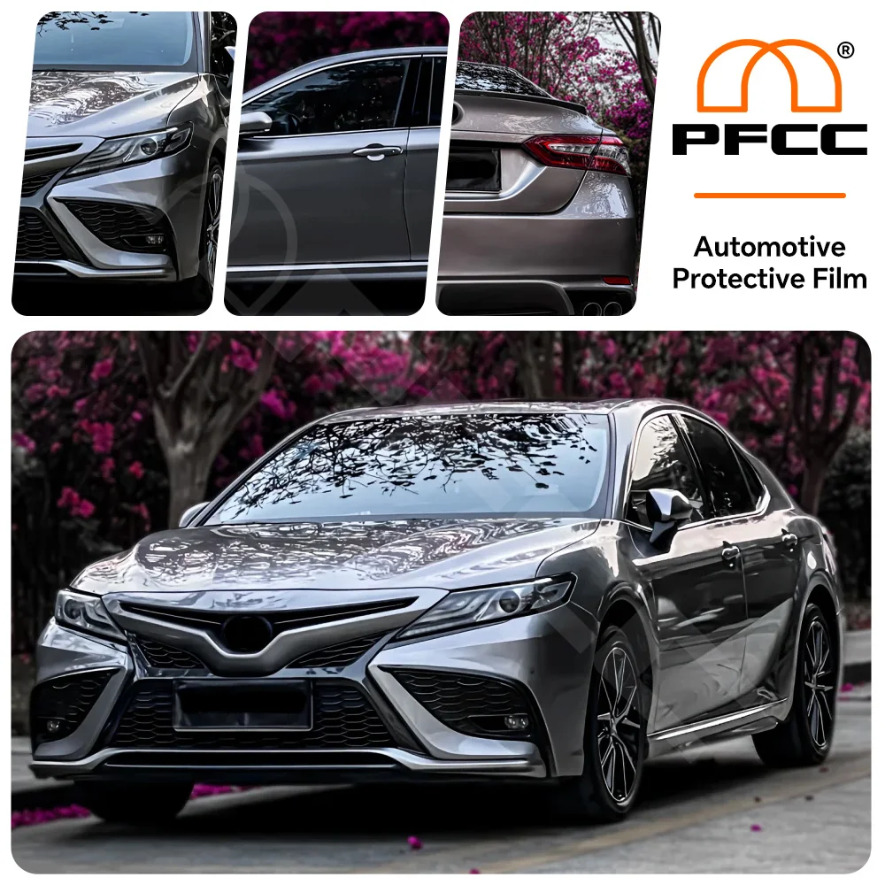 

TPU For Toyota Camry SE XSE 2021-2024 PPF Film 9Mil Pre-Cut High-Definition Transparent Car Scratch Self-Healing Invisible Film