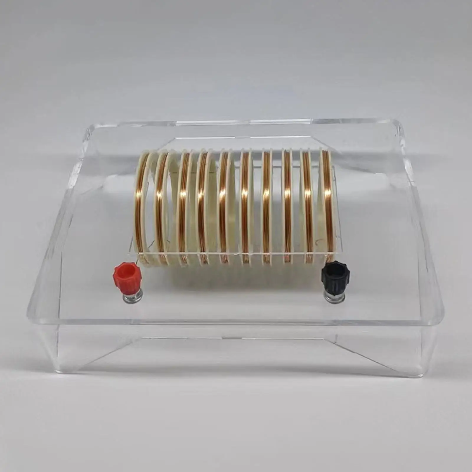 Current Magnetic Field Demonstrator Physics Experiment Transparent Base Educational Model Electromagnetism Experiment for School