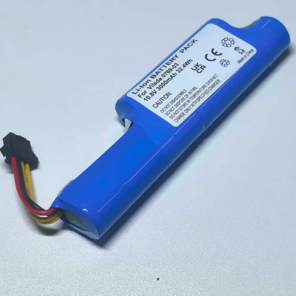 High quality products for vileda sweeping robot vr102 r9vr102 3000mah replace battery