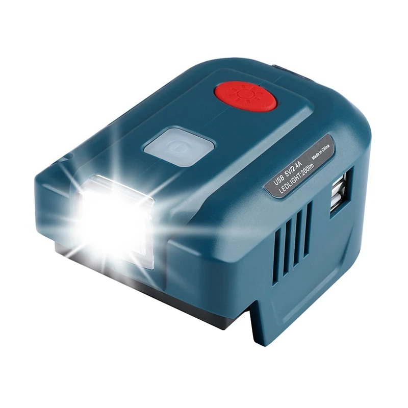 Power Inverter ABS 120W For 18V Battery, DC 20V To AC 110V USB Charger Adapter With US Plug