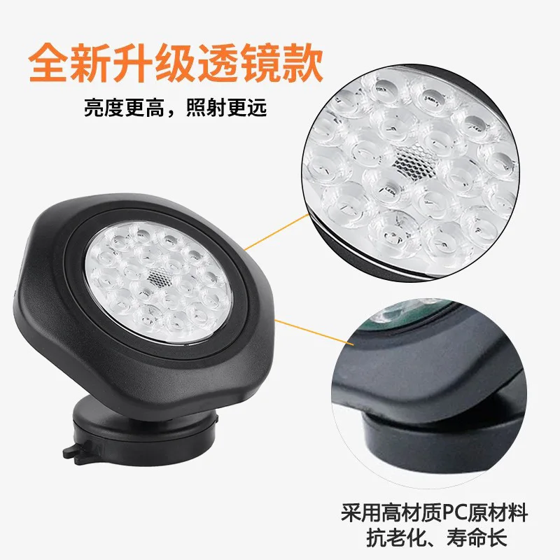 

Outdoor new solar underwater light highlight 18LED garden garden light disc lawn light RGB pool spotlight