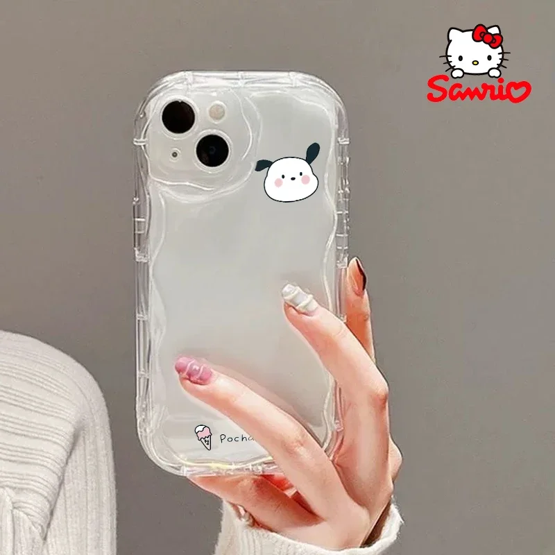 Hellokitty 휴대 전화 쉘 아이폰 15 소녀 전화 케이스 마이 멜로디 만화 액세서리 아이폰 케이스 Sanrio Brithday Gift