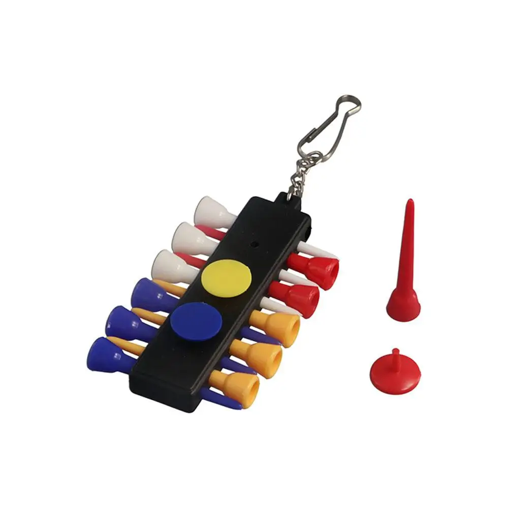 

Black Golf Lovers 12 Golf Tees 3 Plastic Ball Markers Golf Tees Carrier Golf Ball Markers Golf Tee Holder Golf Tee Clip
