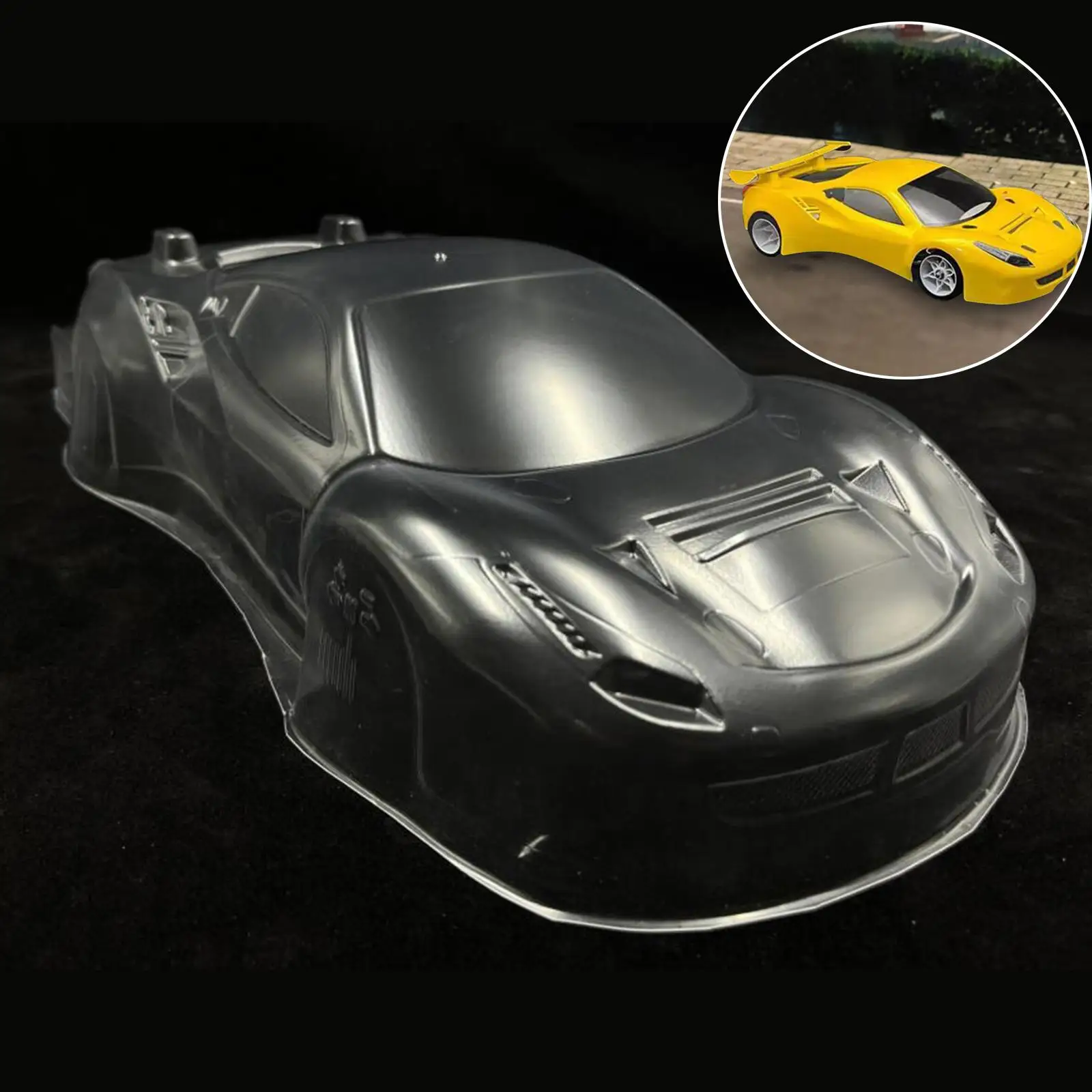 

Clear Body 208mm Transparent Thicken Material 1:12 Scale RC Car Body Shell for Hobby Car Crawler Model Car DIY Parts Replacement