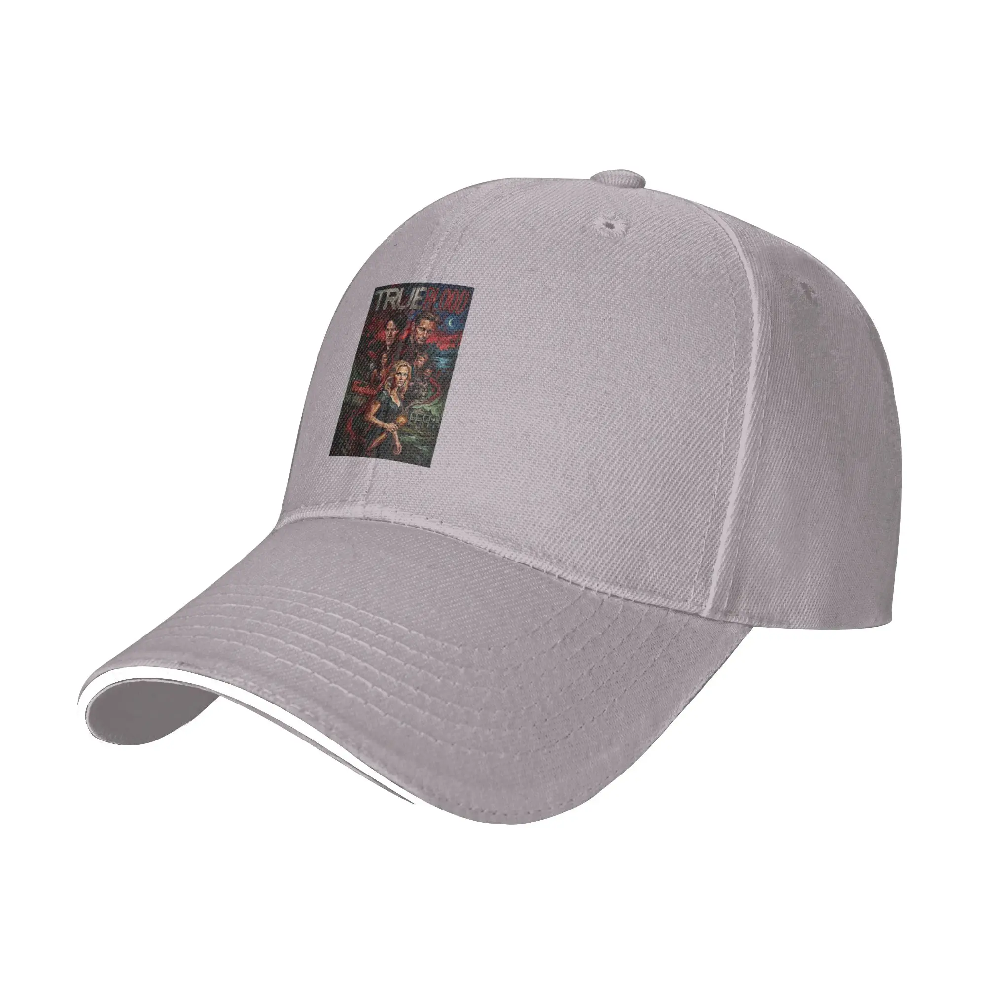Hot Sale Fangtasia Nights  Bold Broadstroke Vampire Tribute Baseball Cap  Fashion Visor Cap  Morning Exercise Visor Cap