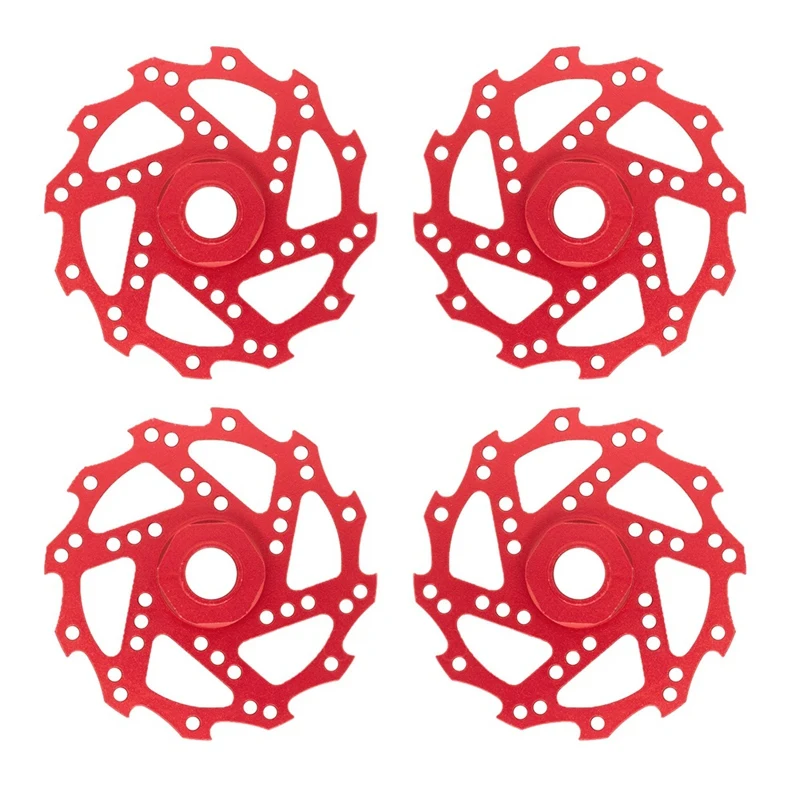 4PCS Brake Disc Wheel Hex Hub Adapter 17Mm For Arrma 1/7 Infraction Limitless Felony 1/8 Typhon RC Upgrade Parts Red