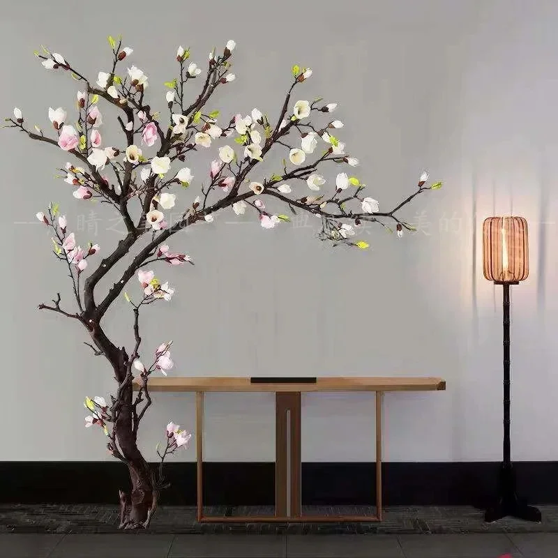 

Y17 Simulation Plant Fake Trees Large Ground Floriculture Show Window Decoration Fake Flower Interior Living Room Decoration