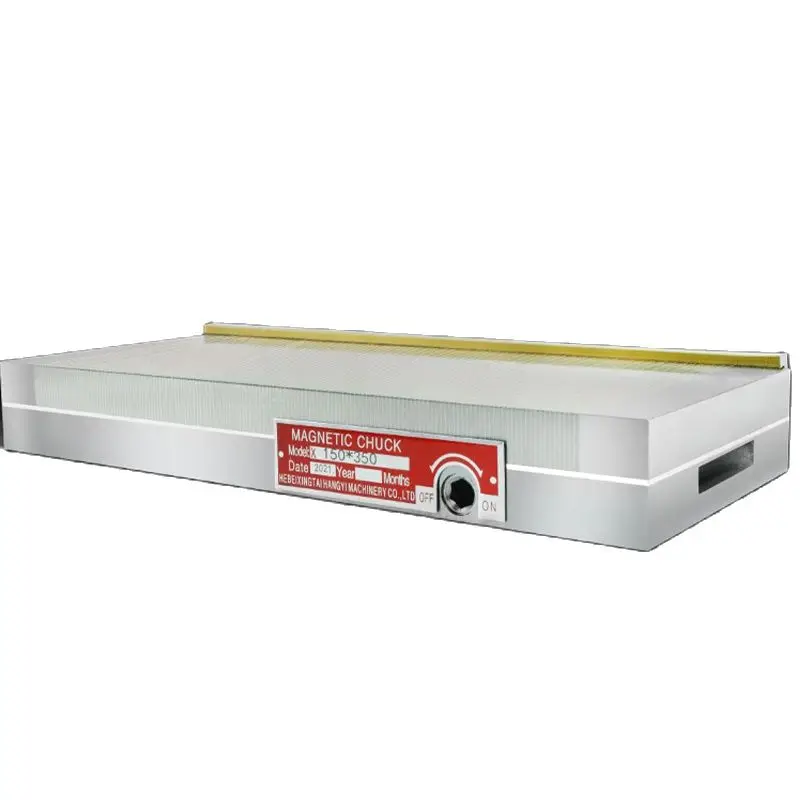 150x150mmUltrapowerful Grinder Sucker Cnc Permanent Magnetic Detail Disk Flat Plate Dense Brass Magnetic Table Engraving Machine