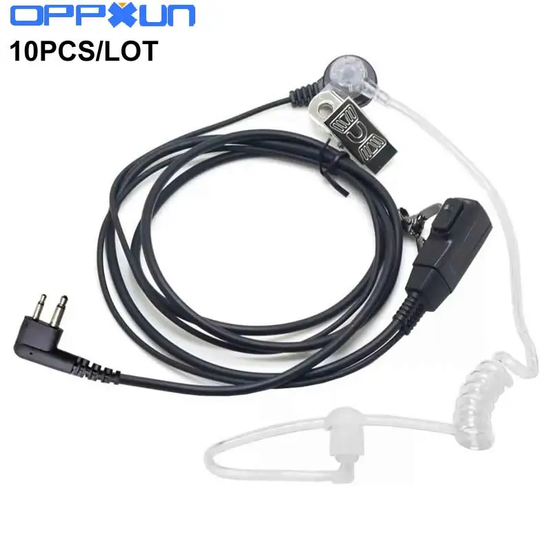 

2-Pin Air Tube PTT Mic Earpiece Headset for Walkie Talkie Motorola Radio EP450 GP300 CP040 CP140 CP180 CP200 Transceiver