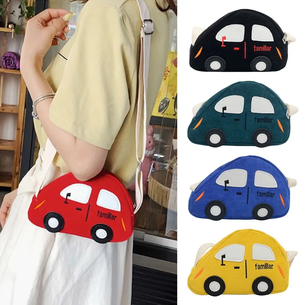 Kids 3D Cute School Bags Cartoon Car Bag Backpacks Crossbody Bag