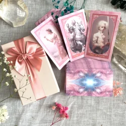 Occult Oracle High Quality Divination Deck Original Genuine Pink Love Tarot Cards Box Cats Russian Spanish Exquisite Collection