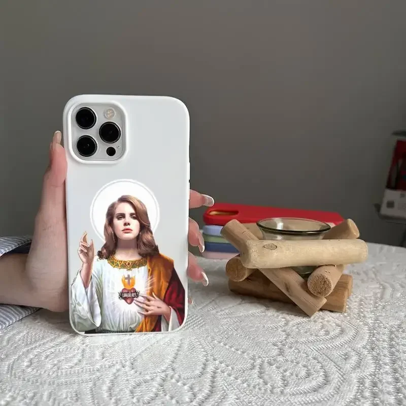 Lana Del Rey piosenkarka Kraft plakat na telefon w kolorze cukierków dla iPhone 14 11 12 13 mini pro MAX Plus