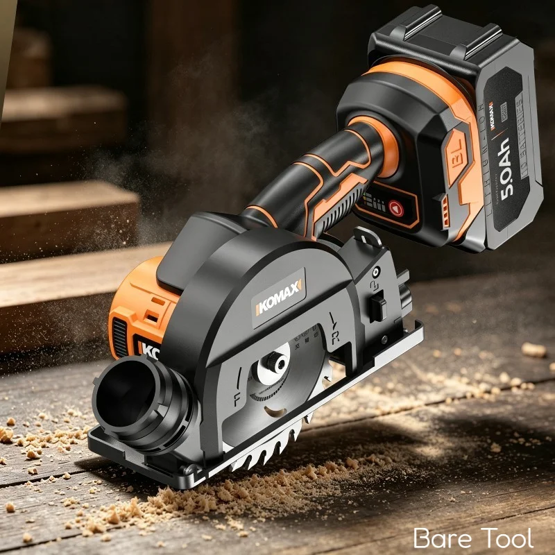 Multifunctional Electric Saw Bare Tool Removable Guard Covert Power Tools with Dust Outlet Woodworker Electric Circular Saw