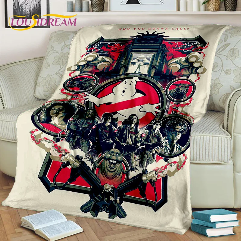 

G-Ghostbusters Cartoon Movie Blanket,Flannel Soft Throw Blanket for Home Bedroom Bed Sofa Picnic Office Hiking Leisure Nap Gift