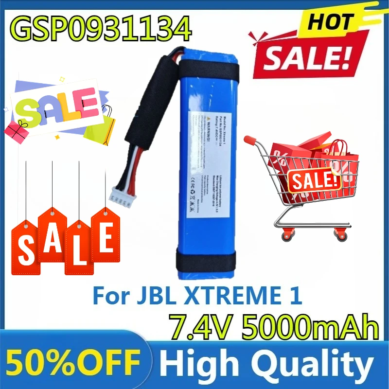 

New High Quality Replaceable GSP0931134 Speaker Battery for JBL XTREME 1 /Xtreme Wireless Bluetooth Batteries