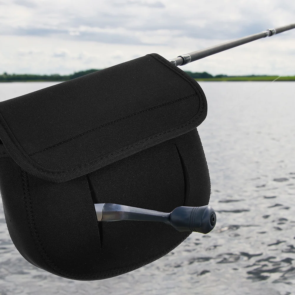 

Neoprene Fishing Reel Case Heavy Duty Protector Sleeve for Spinning Baitcaster Reel Shockproof Scratch Resistant Pouch