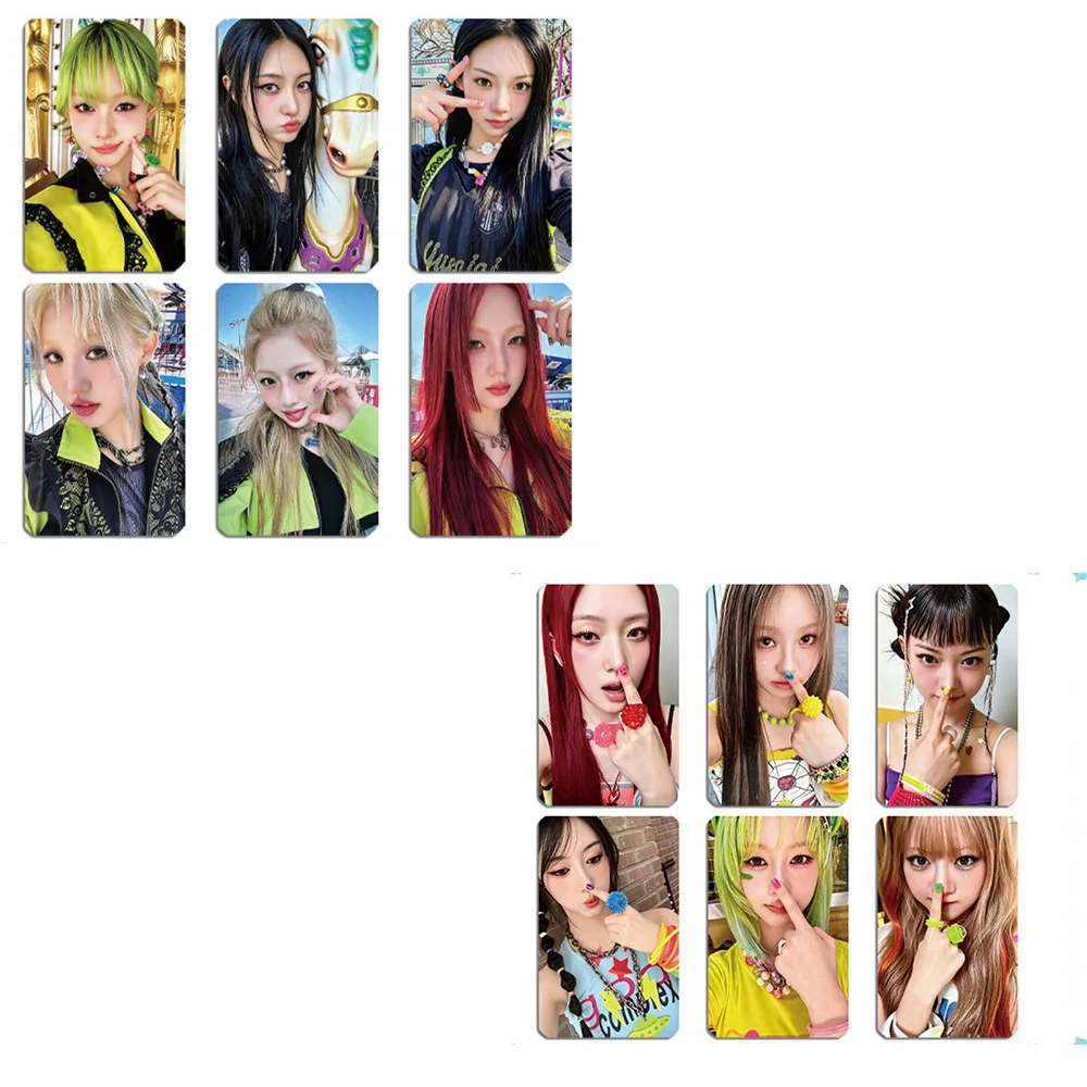 Набор из 6 фотокарточек UNCHILD для косплея: YEEUN, HEEKIE, TINA, AKO, EVON, HAEUN. Новые глянцевые LOMO-карточки UNCHILD из нового альбома. Подарок для фанатов.