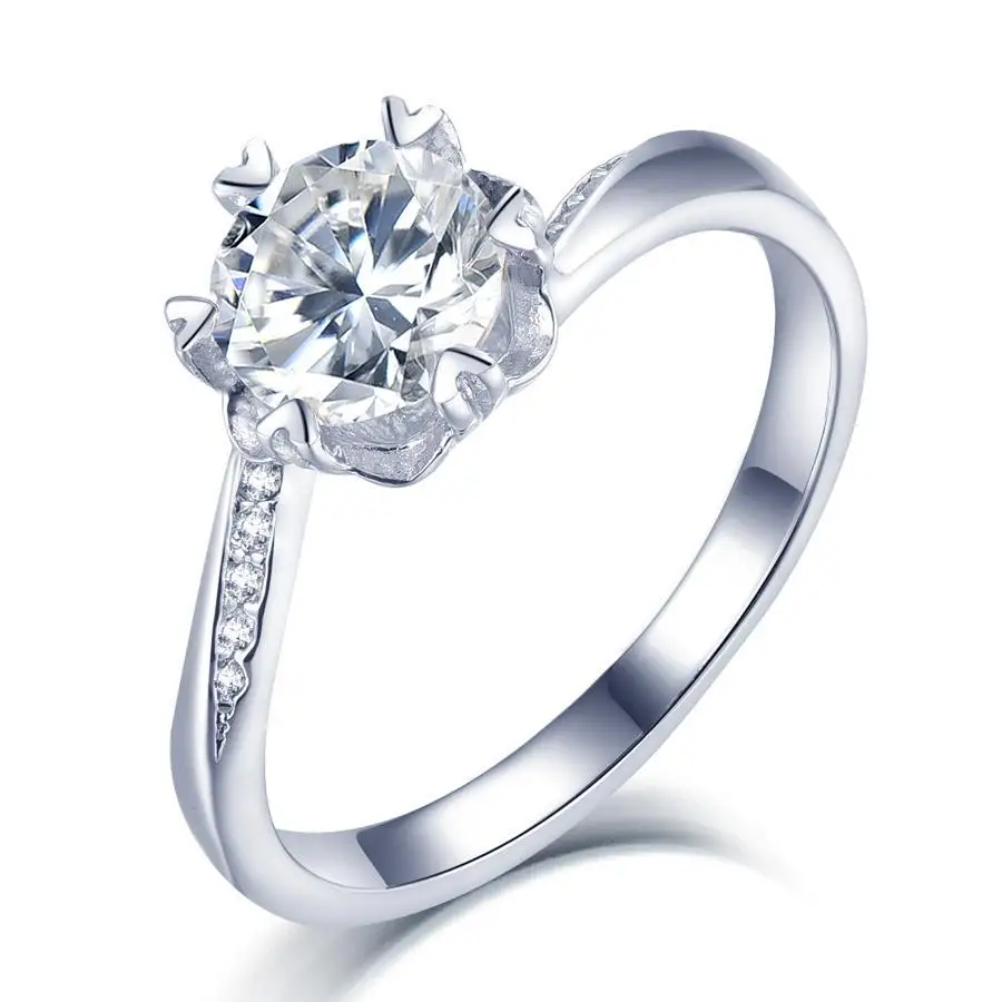 

Moissanite Jewelry Design Original Factory Engagement Moissanite Ring With Discount