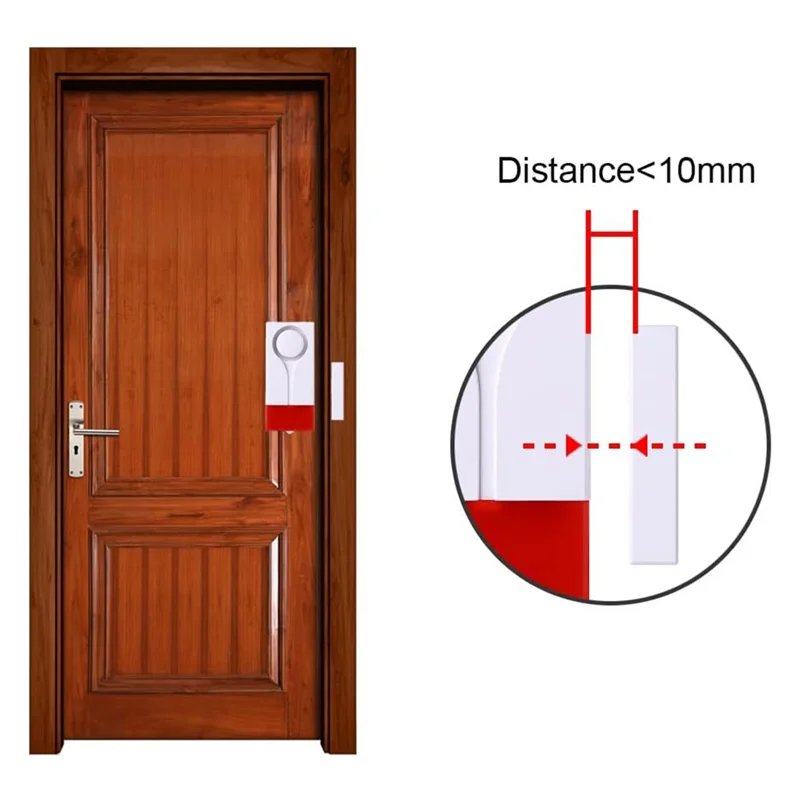 【Must-Haves】Door Window Open Alarm, Wireless Remote Control Magnetic Sensor Chime Anti Theft Home Security DIY Protection