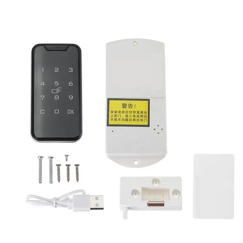 

A55T 1Set Electronic Cabinet Lock Smart Digital ID Password Keyless Lock Cabinet Lock