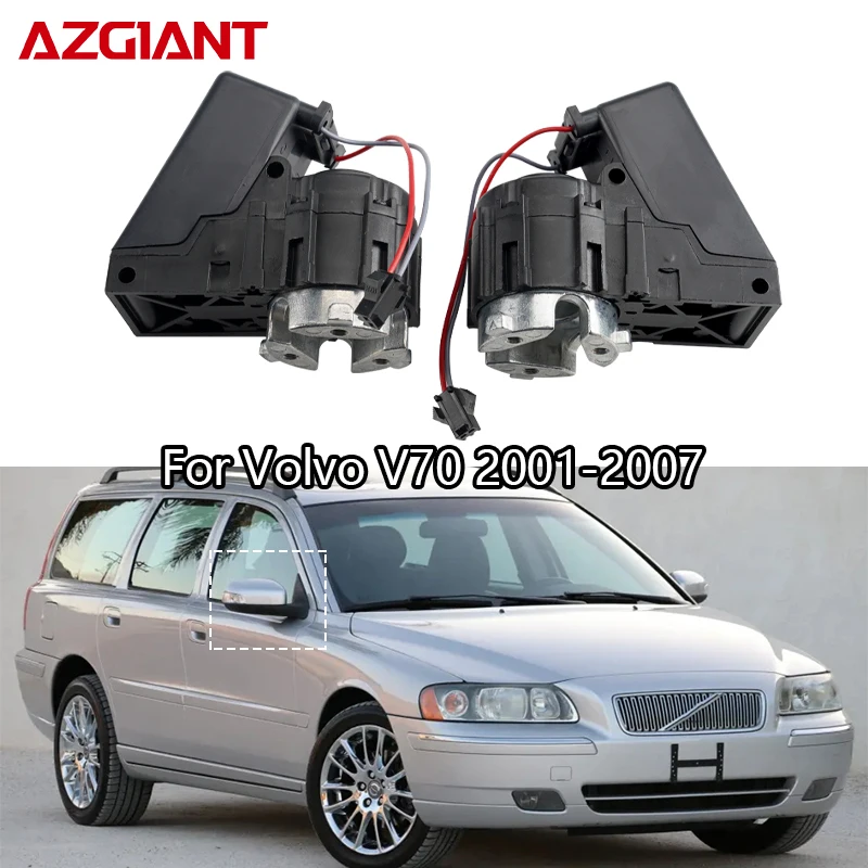 AZGIANT Door Mirror Motor Module Left Right Auto Rear View Fold Actuator Assembly Repair Kit For Volvo V70 2001-2007