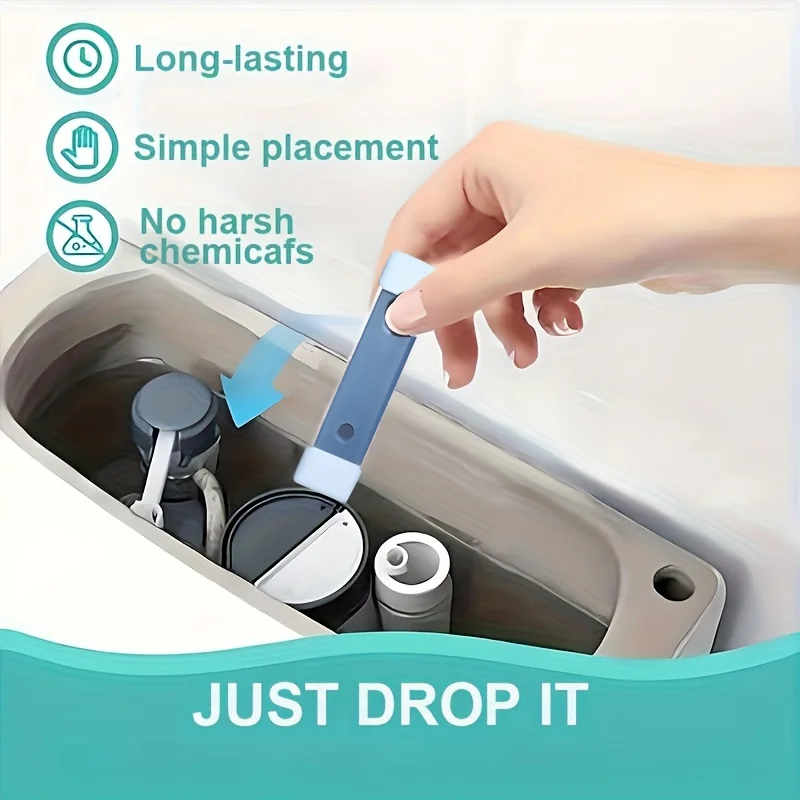 Magnetischer Toilettenreinigungsstab – Langanhaltender Fleckenentferner für Badezimmer und Studentenwohnheime, Stick gegen hartnäckige Flecken – Detail 2