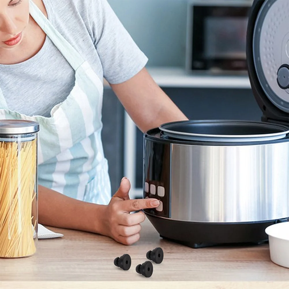 12 قطعة طباخ الأرز المطاط منصات عدم الانزلاق لأجهزة المطبخ العزل الحراري الطابق حماية أقدام مطاطية لطباخ بطيء